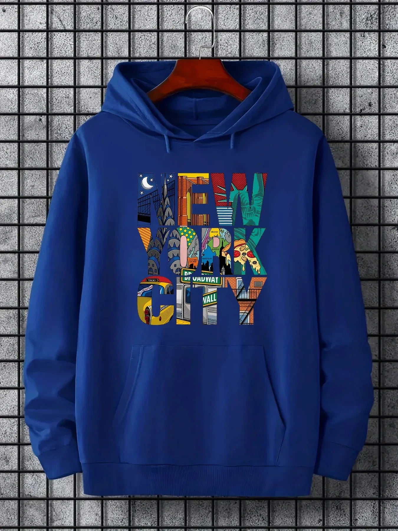 Men’s New York City Print Hoodie
