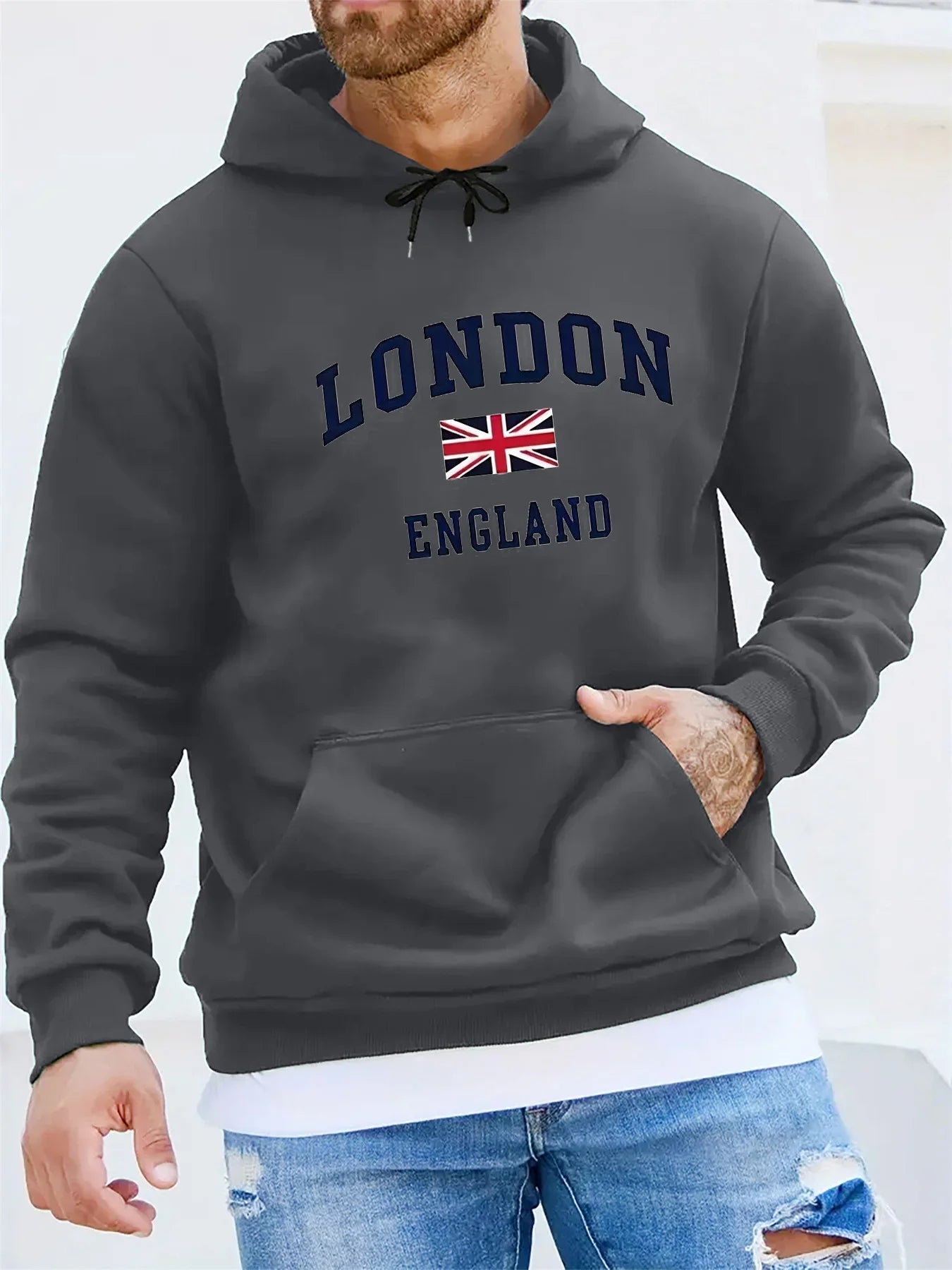 Men’s London England Graphic Hoodie