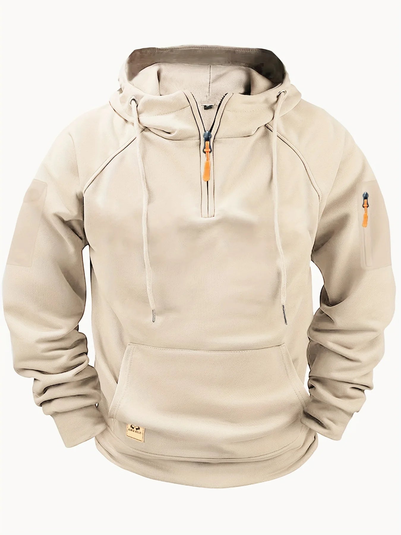 Men’s Sports Hoodie with Arm Zipper Pocket