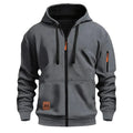 Men’s Outdoor Hooded Jacket with Zipper Pockets