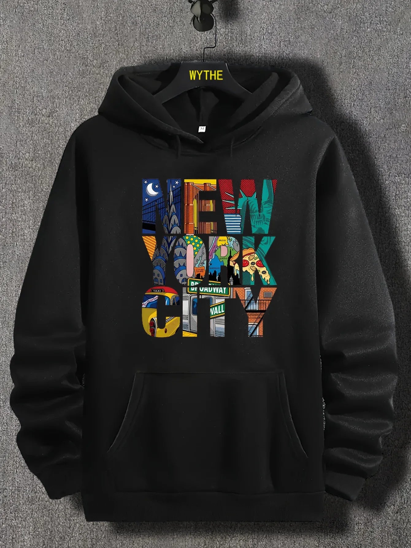 Men’s New York City Print Hoodie