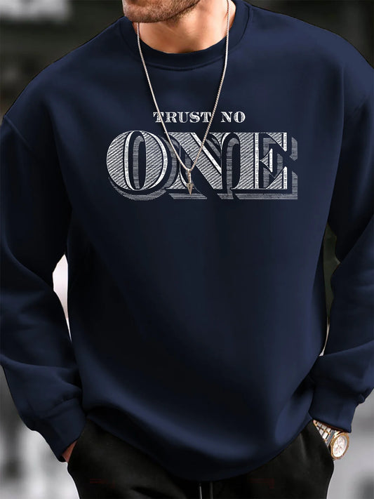 Men’s “Trust No One” Crewneck Sweatshirt