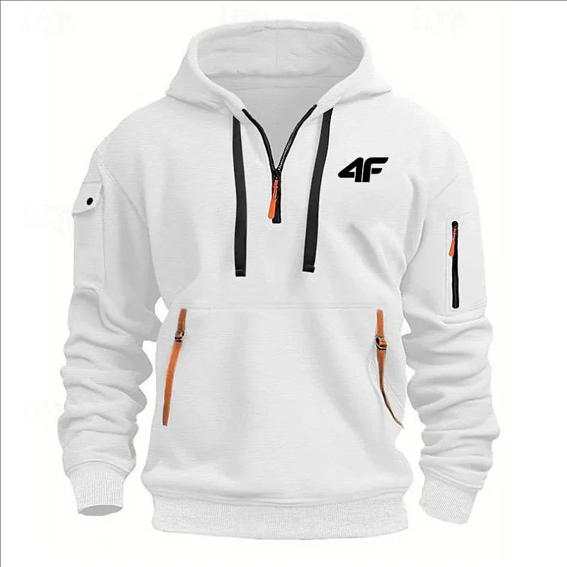 Men’s Vintage Harajuku Zipper Hoodie Jacket