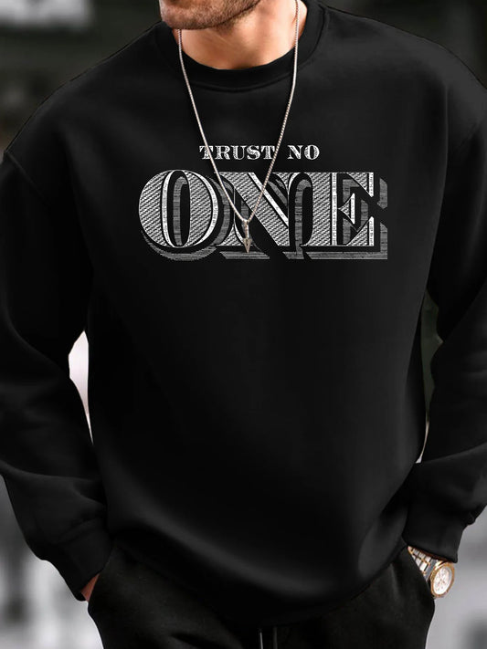 Men’s “Trust No One” Crewneck Sweatshirt