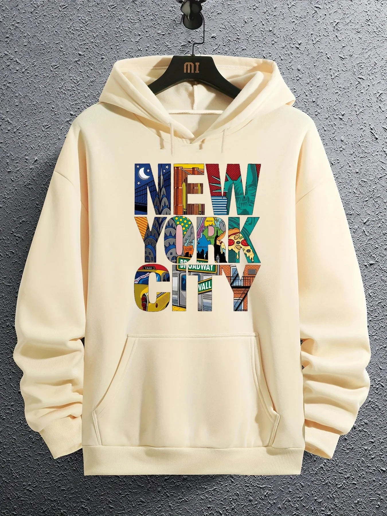 Men’s New York City Print Hoodie