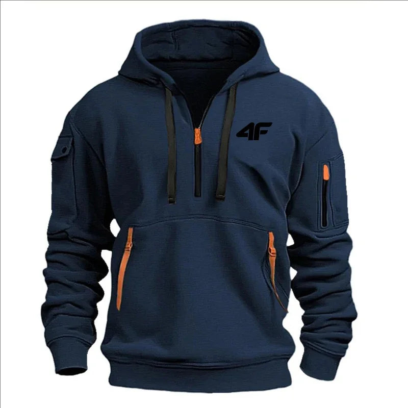 Men’s Vintage Harajuku Zipper Hoodie Jacket