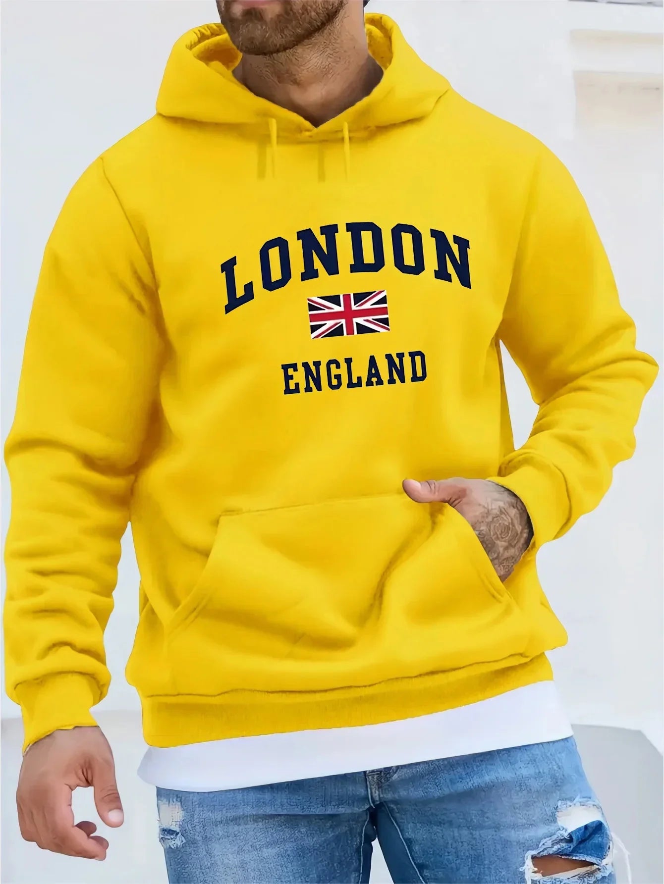 Men’s London England Graphic Hoodie
