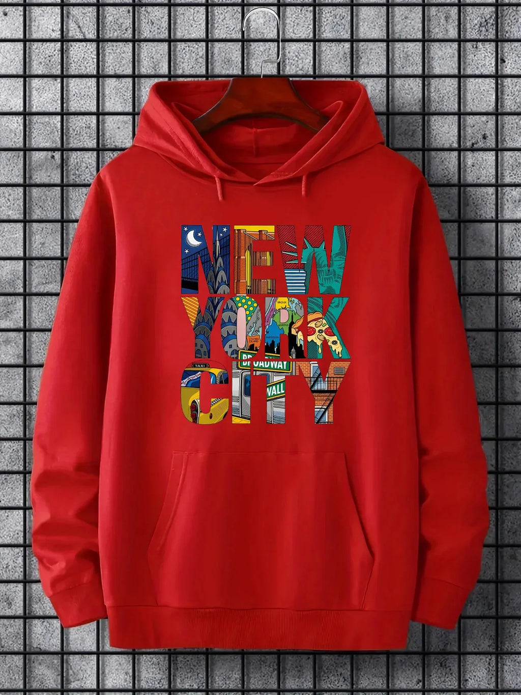 Men’s New York City Print Hoodie