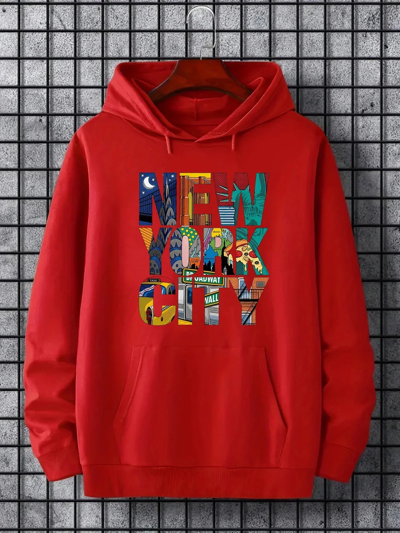 Men’s New York City Print Hoodie